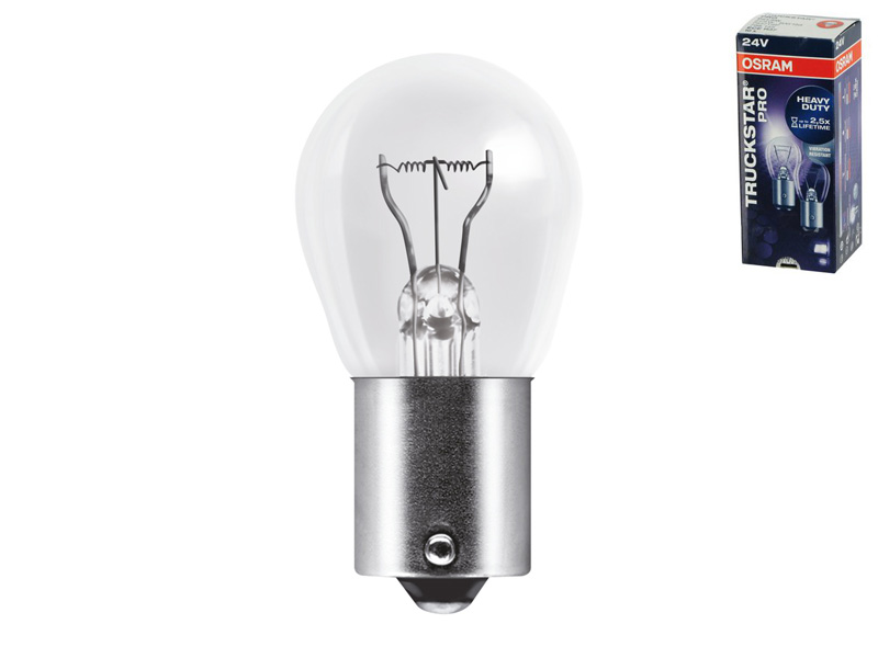 Халогенска сијалица Osram P21W Truckstar Pro 24V, 21W, BA15s, 1 бр.