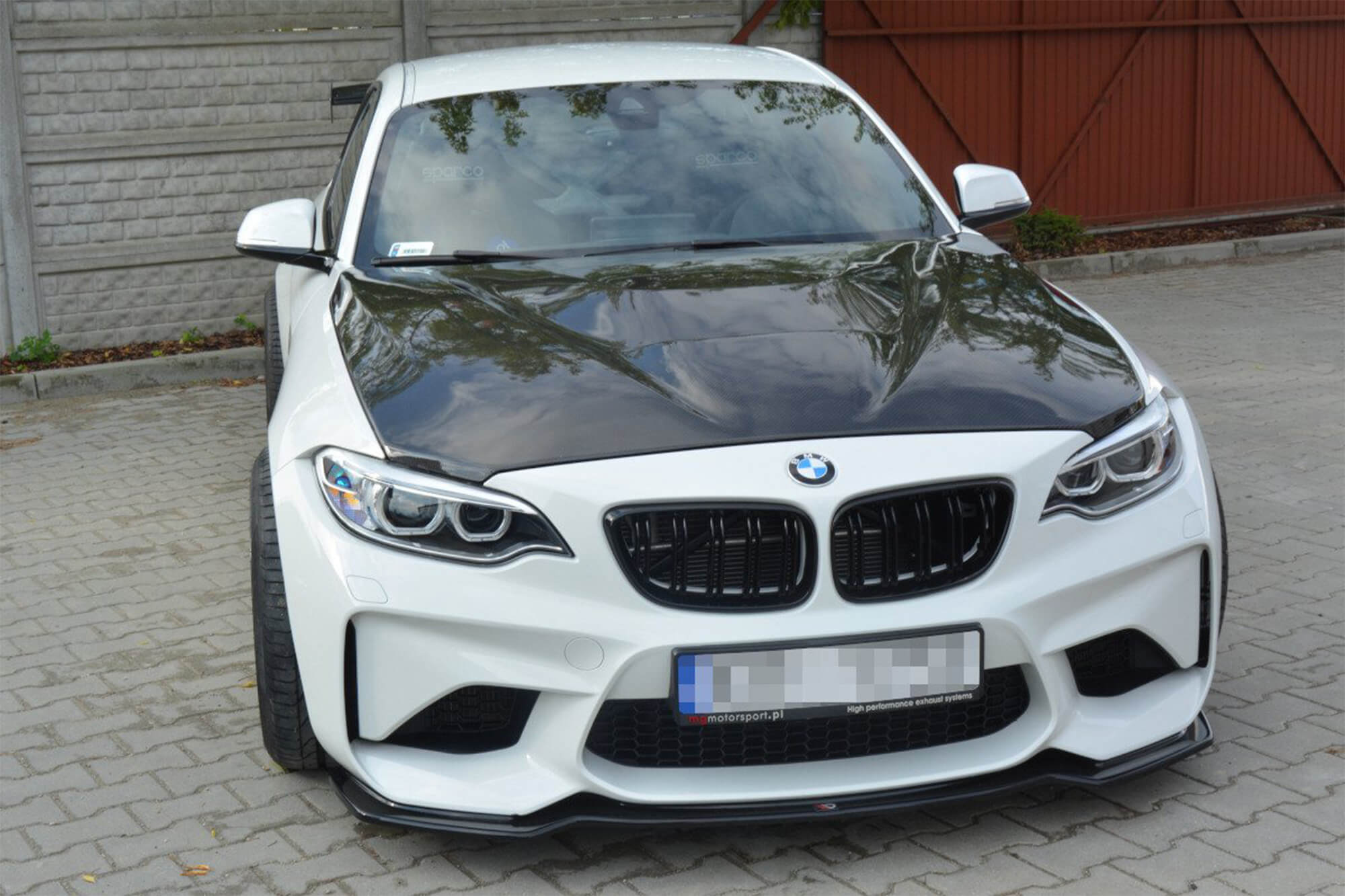 Спојлер  Maxton Design за преден  браник на BMW M2 Coupe F87 по 2016 година, црн мат