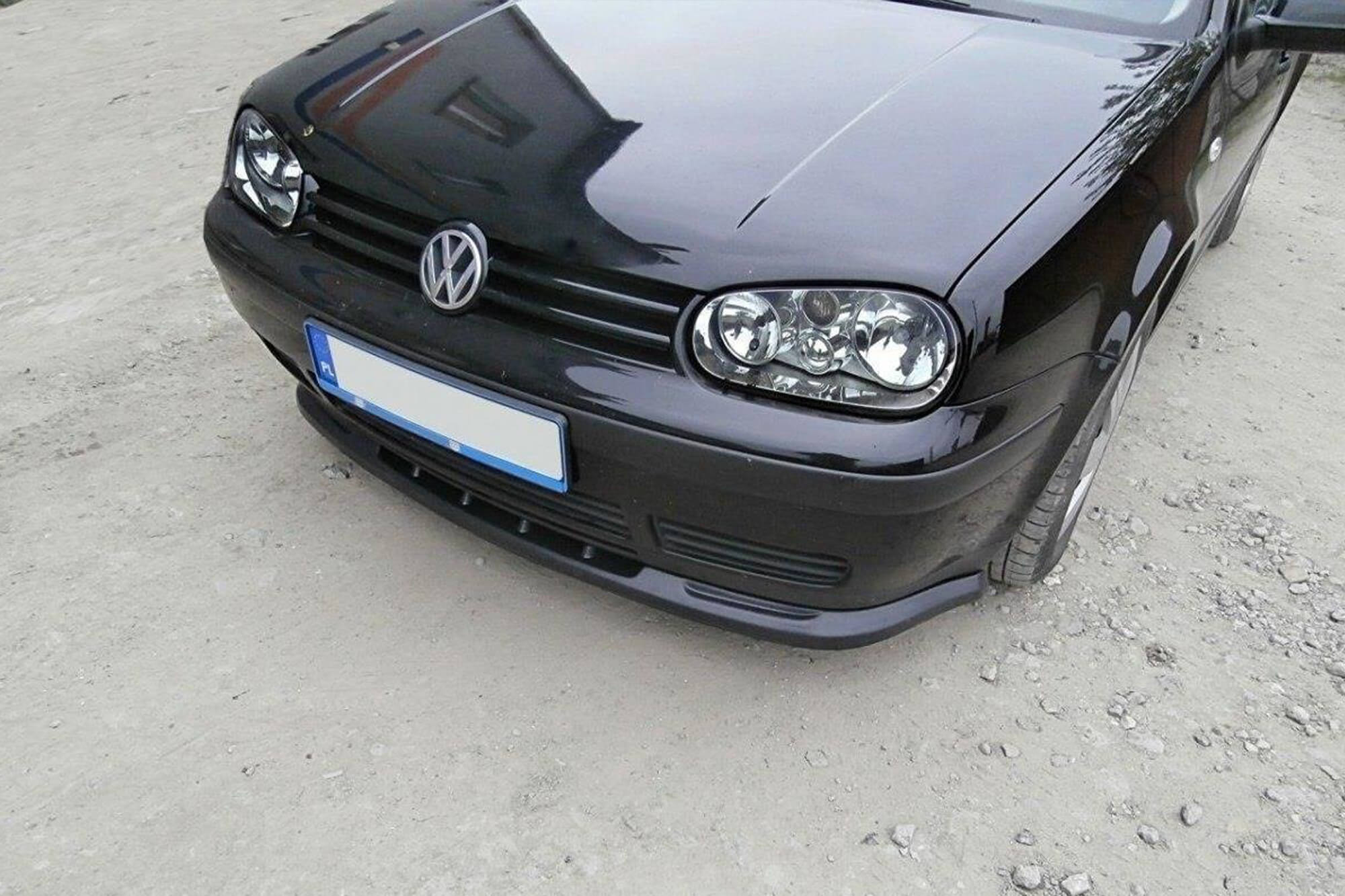 Спојлер  Maxton Design за стандарден  преден  браник нa VW Golf IV 1997-2003, црн мат