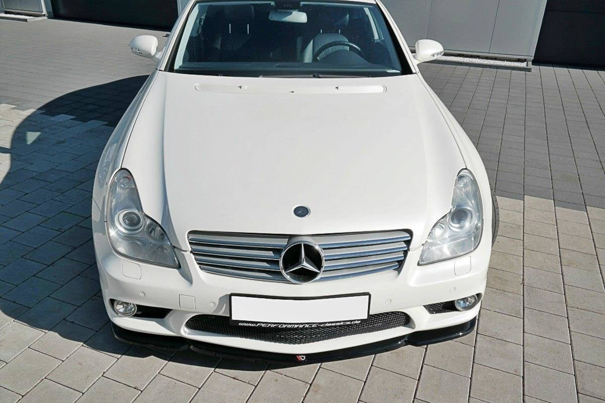 Спојлер  Maxton Design за преден  AMG браник на Mercedes CLS 55 C219 2004-2006, боја карбон