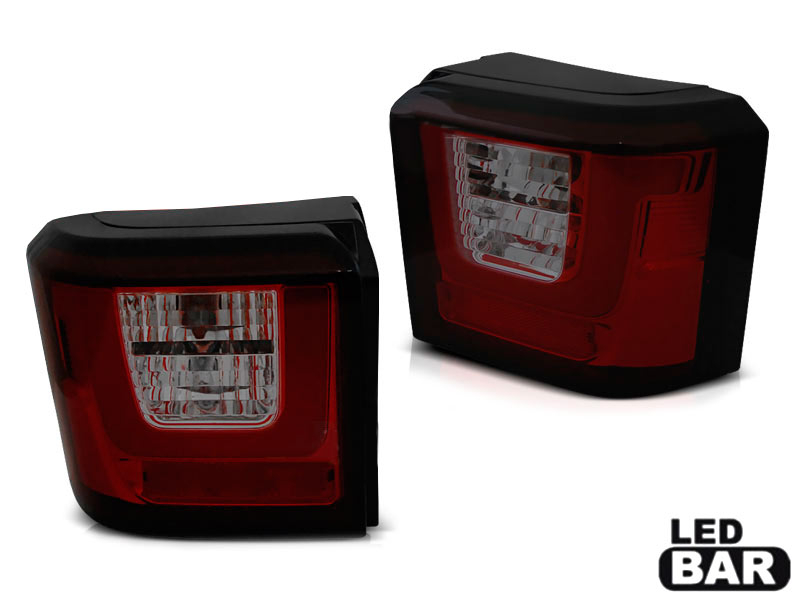 Комплет LED штопови за Volkswagen T4 1990-2003, црвена и затемнета основа, лев и десен