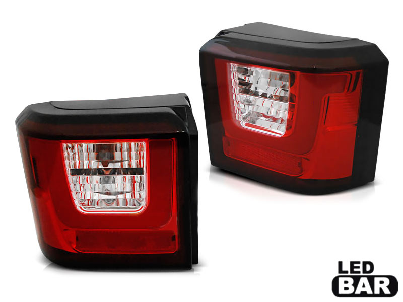 Комплет LED штопови за Volkswagen T4 1990-2003, црвена и бела основа, лев и десен