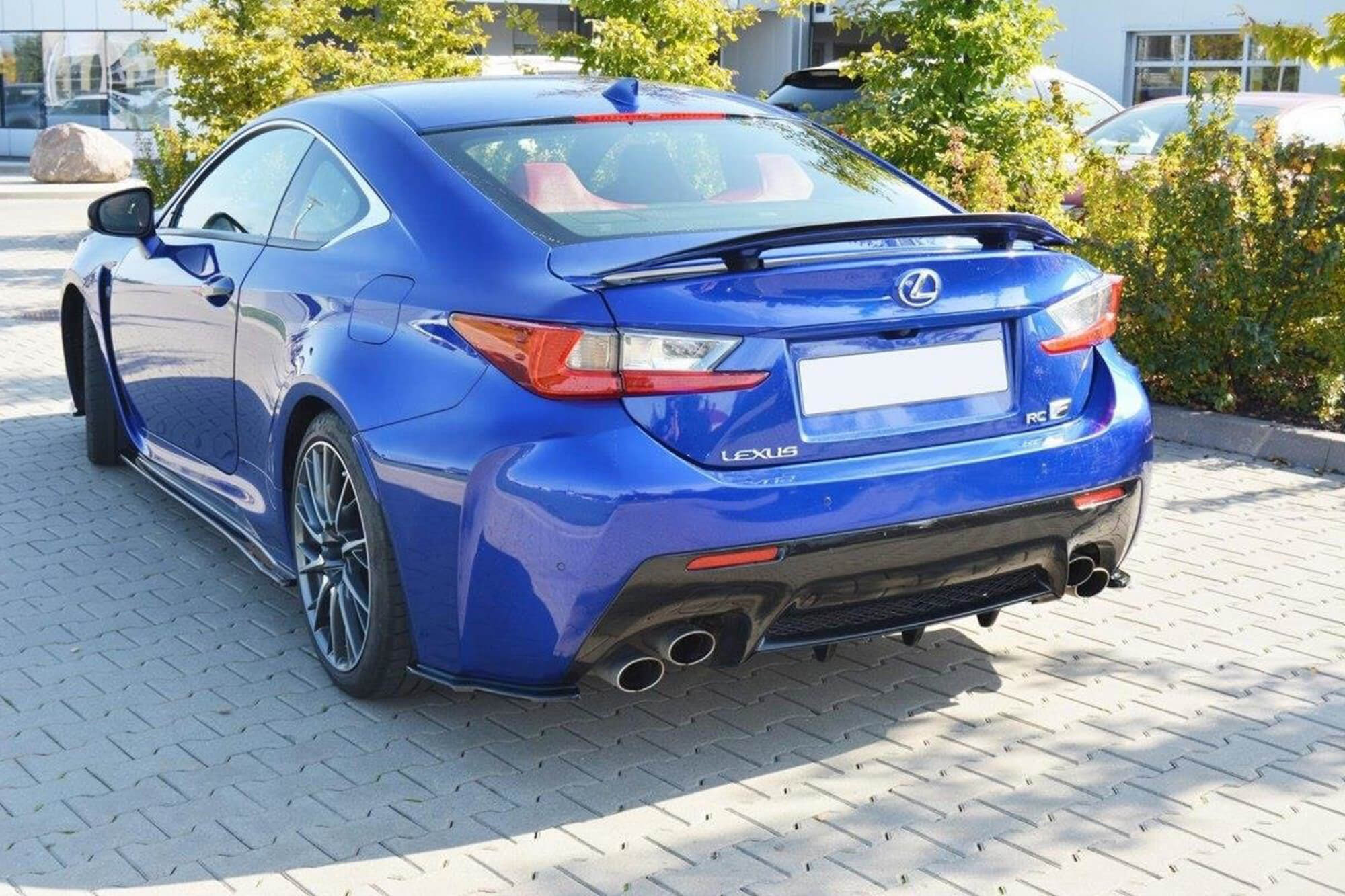 Додатоци  Maxton Design за прагови на Lexus RC F по 2014 година, црн мат