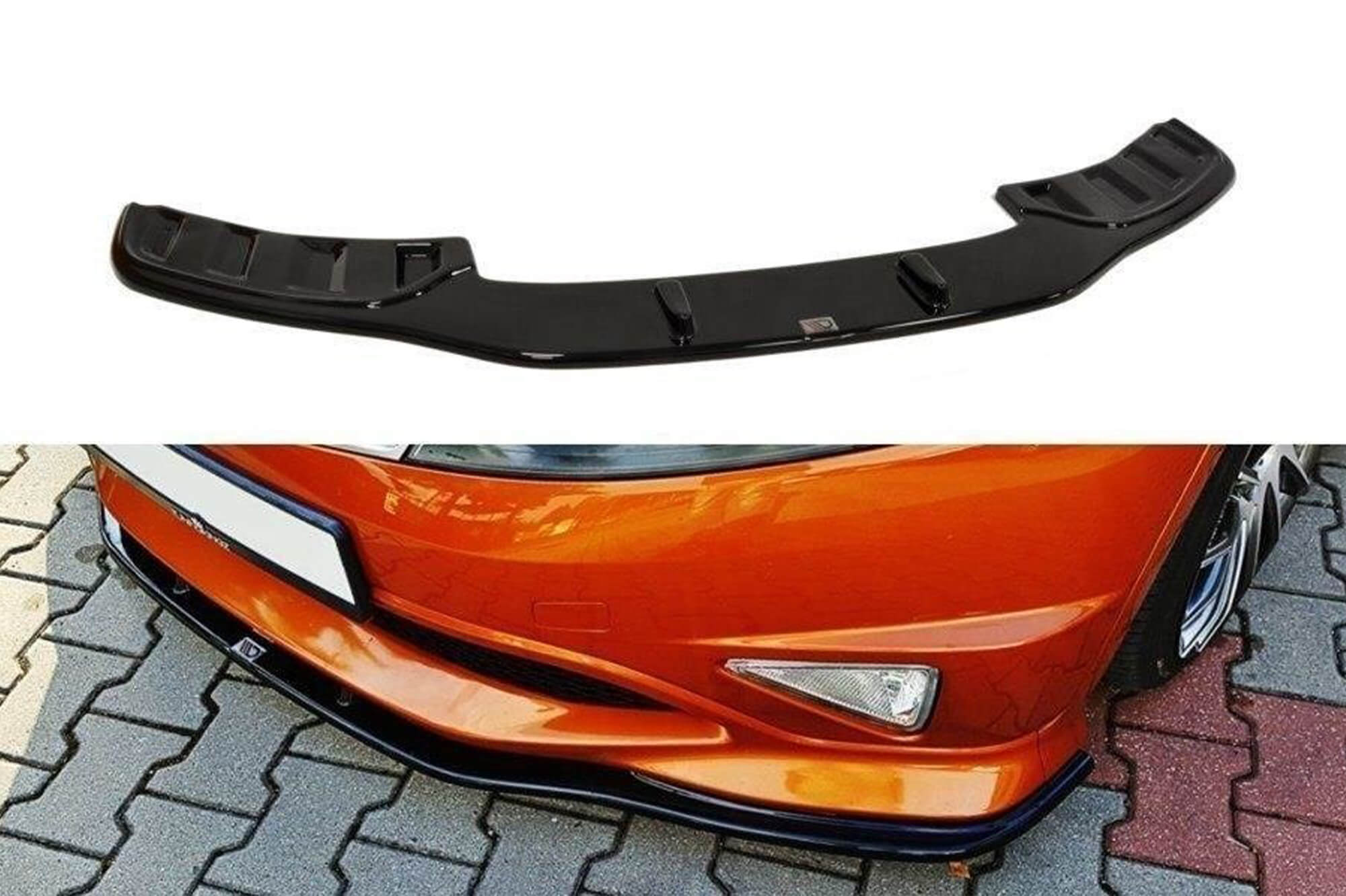 Спојлер  Maxton Design за преден  Type S/R браник на Honda Civic 2006-2010, црн лак