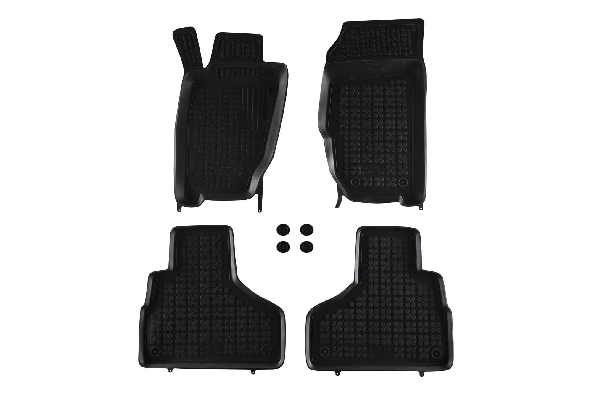 Гумени патосници Rezaw-Plast за Jeep Cherokee Liberty 2002-2007 4 дела црни