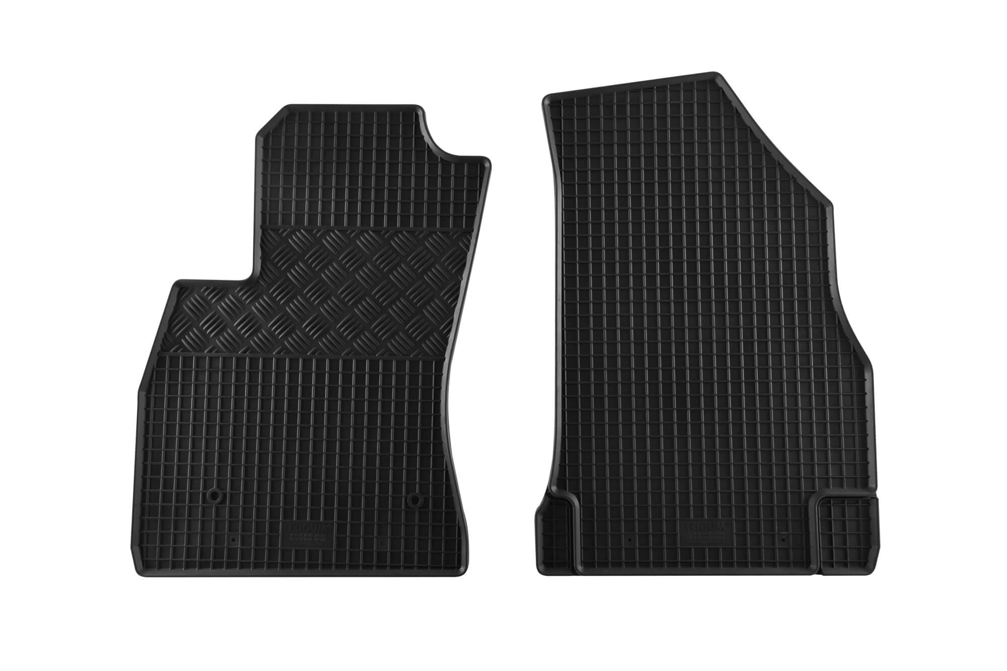 Гумени патосници Rigum за Fiat Doblo по 2010 година Opel Combo по 2012 година 2 места 2 дела црни