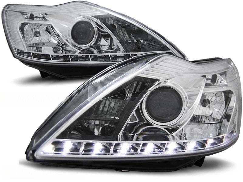 Комплет тунинг фарови со LED светла за Ford FOCUS MK2 02.2008-2010 , лев и десен