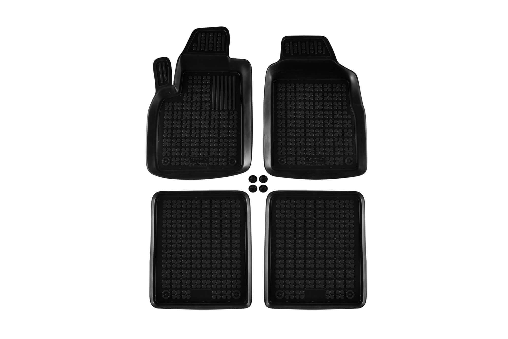 Гумени патосници Rezaw-Plast за Fiat Panda 2003-2012 4 дела црни