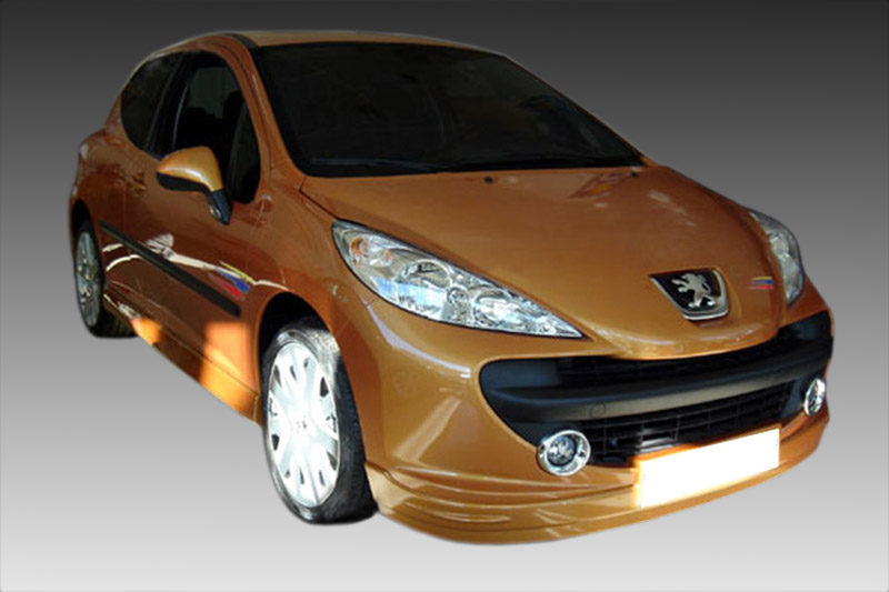 Спојлер  Motordrome Design за преден  браник на Peugeot 207 2006-2014