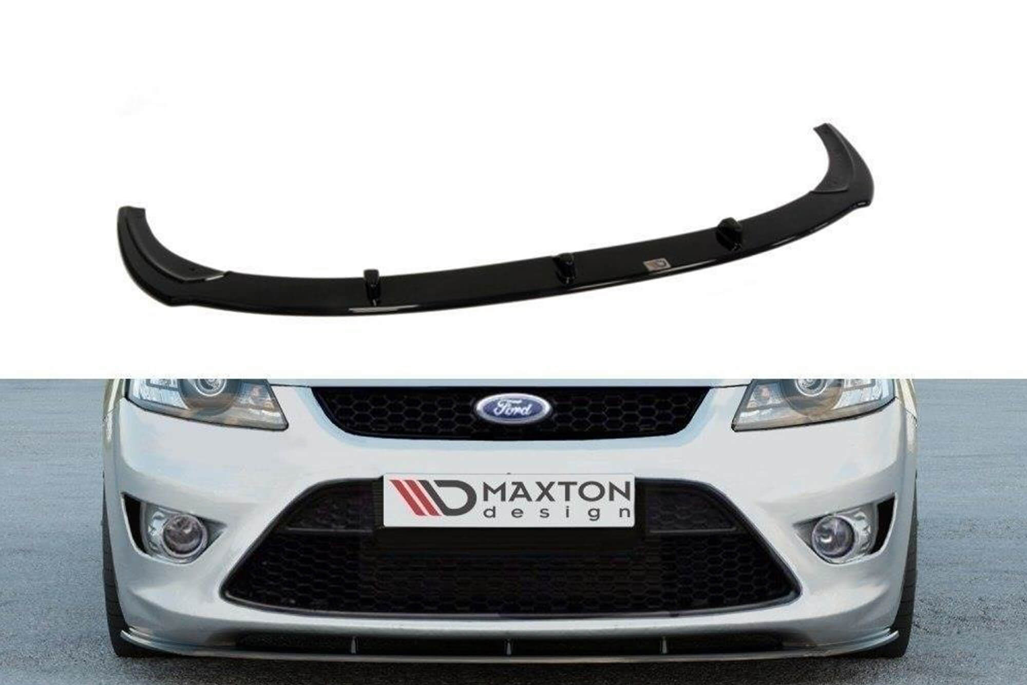 Спојлер  Maxton Design за преден  ST браник на Ford Focus 2008-2011, црн лак