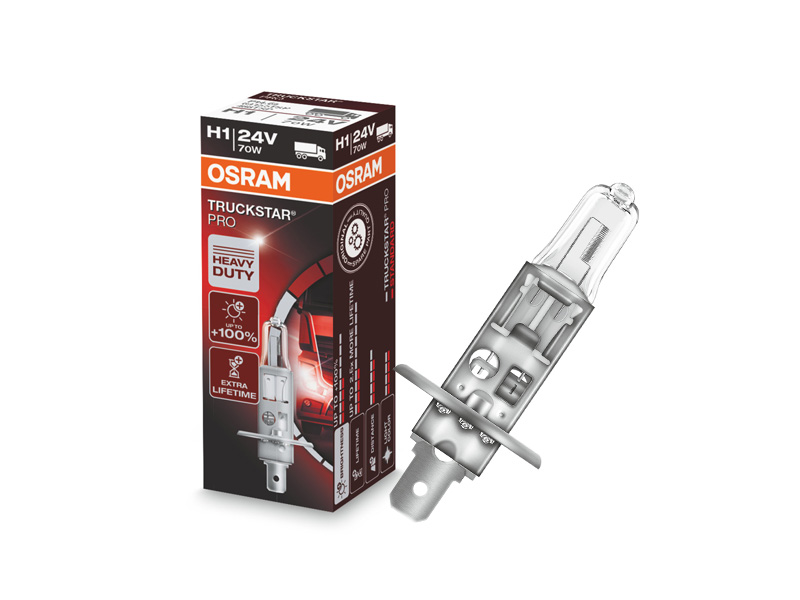 Халогенска сијалица Osram H1 Truckstar Pro 24V, 70W, P14.5s, 1 бр.