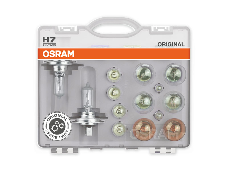 Резервен комплет H7 сијалици Osram Original 24V