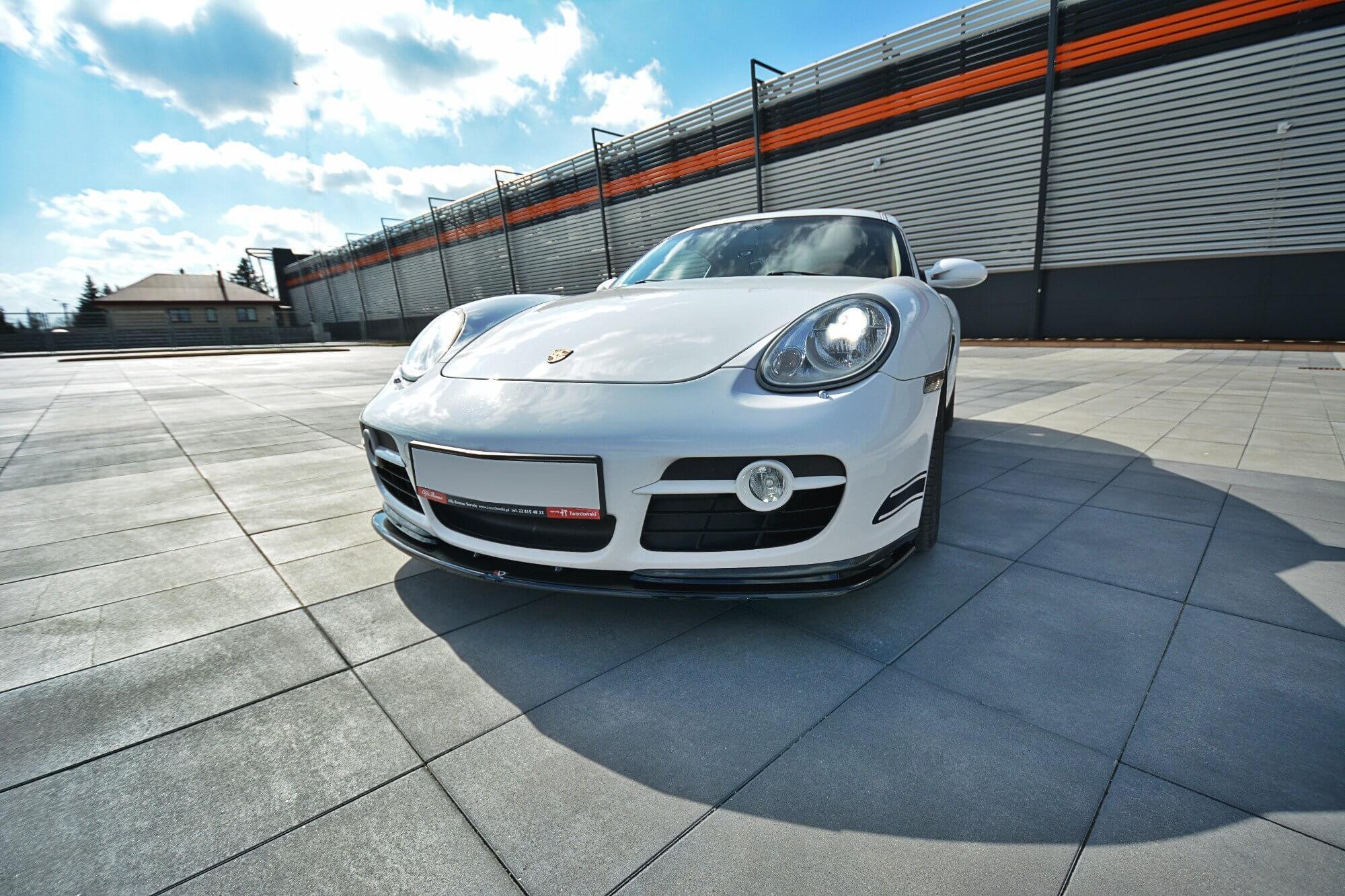 Спојлер  Maxton Design за преден  браник на Porsche Cayman S 987C 2006-2009, боја карбон