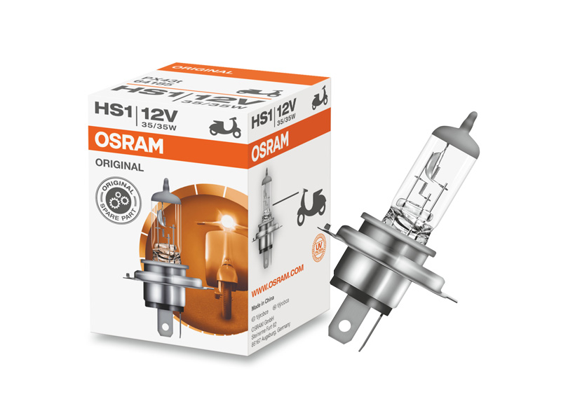 Халогенска сијалица Osram HS1 Moto Original 12V, 35/35W, PX43t, 1 бр.