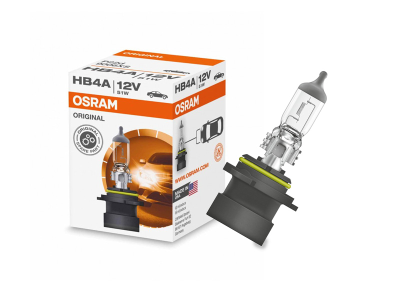 Халогенска сијалица Osram HB4 Original 12V, 51W, P22d права, 1 бр.