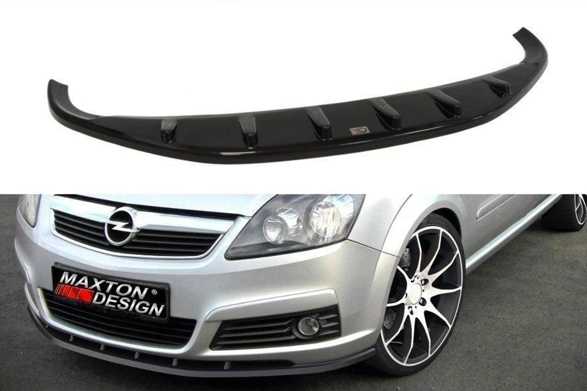 Спојлер  Maxton Design за стандарден  преден  браник на Opel Zafira B 2005-2008, боја карбон