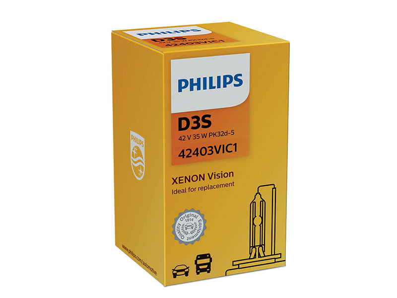 Ксенон сијалица Philips D3S Vision 85V, 35W, PK32D-5 1бр.