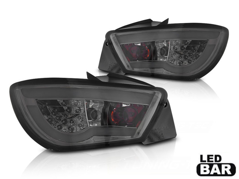 Комплет тунинг LED штопови за SEAT Leon 03.2009-2013 со црвена основа , лев и десен