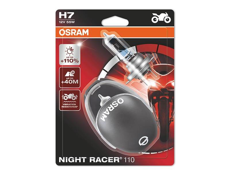 Сијалици Osram Moto H7 Night Racer 110 12V 55W 2бр.