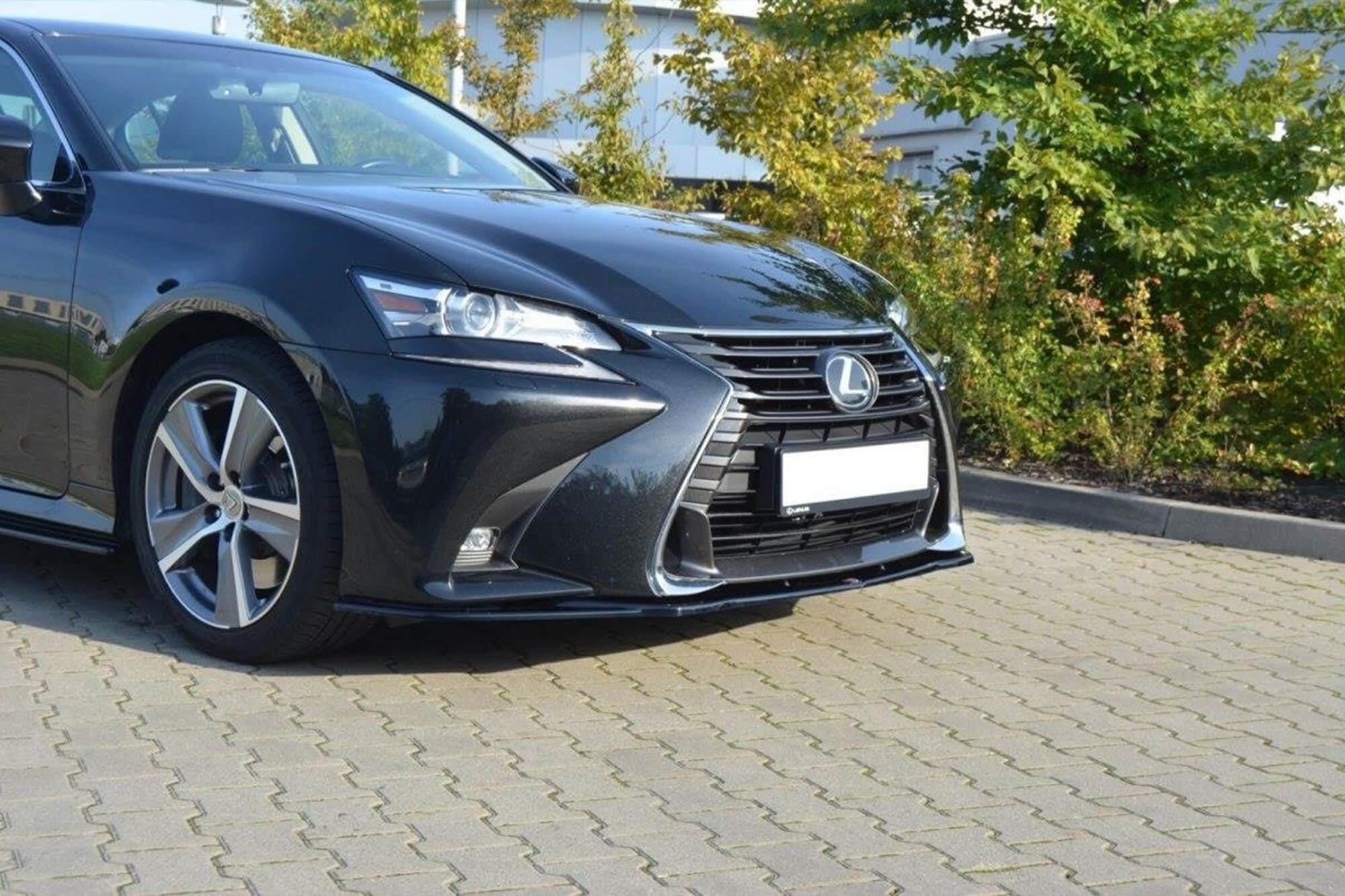 Спојлер  Maxton Design за преден  браник на Lexus GS по 2015 година, црн мат