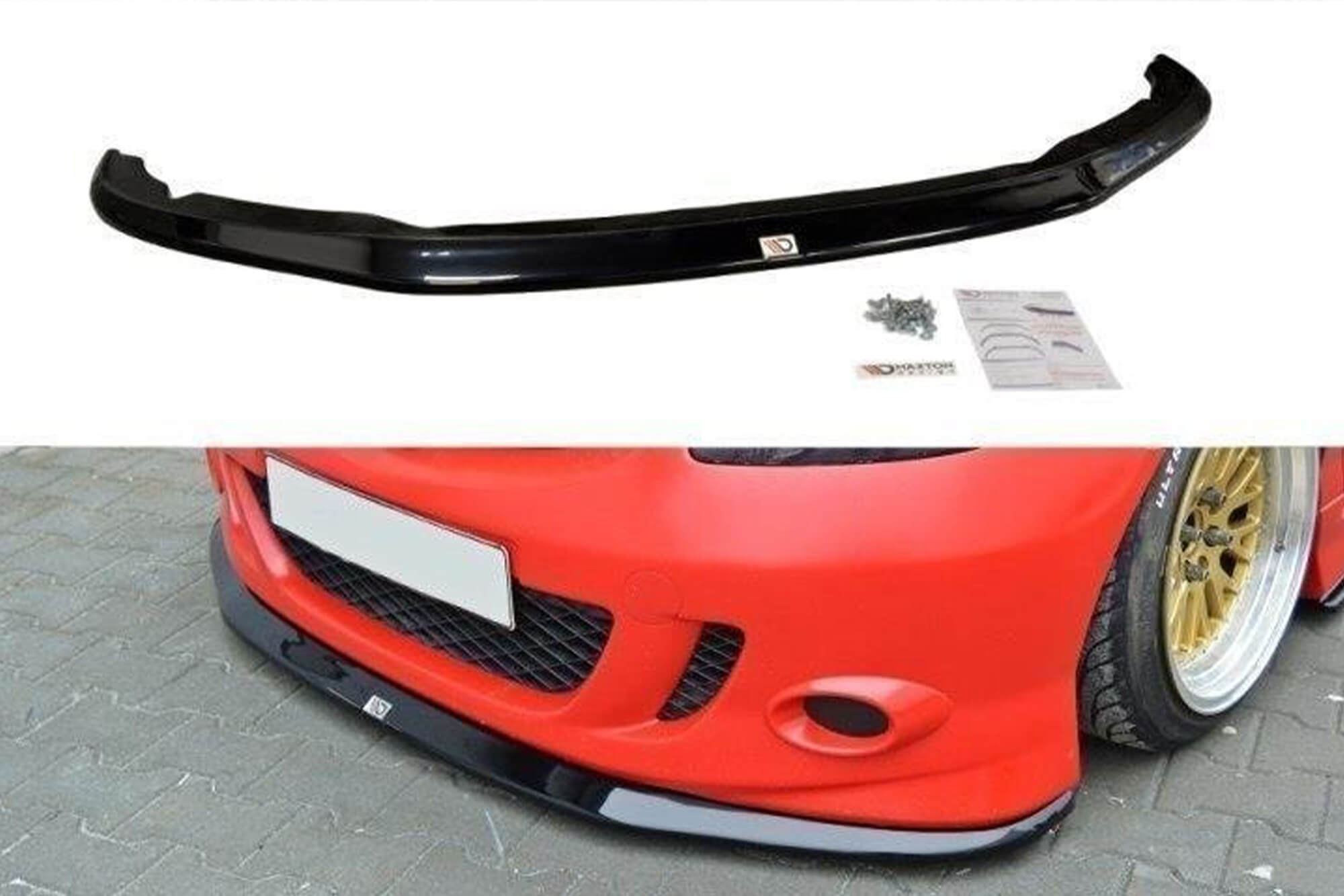 Спојлер  Maxton Design за преден  браник на Honda Jazz 2002-2008, црн мат