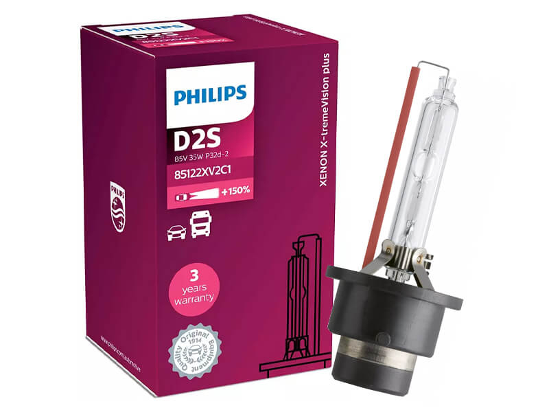 Ксенон сијалица Philips D2S X-Treme Vision Gen2 85V, 35W, 4800K, P32D-2, 1 број