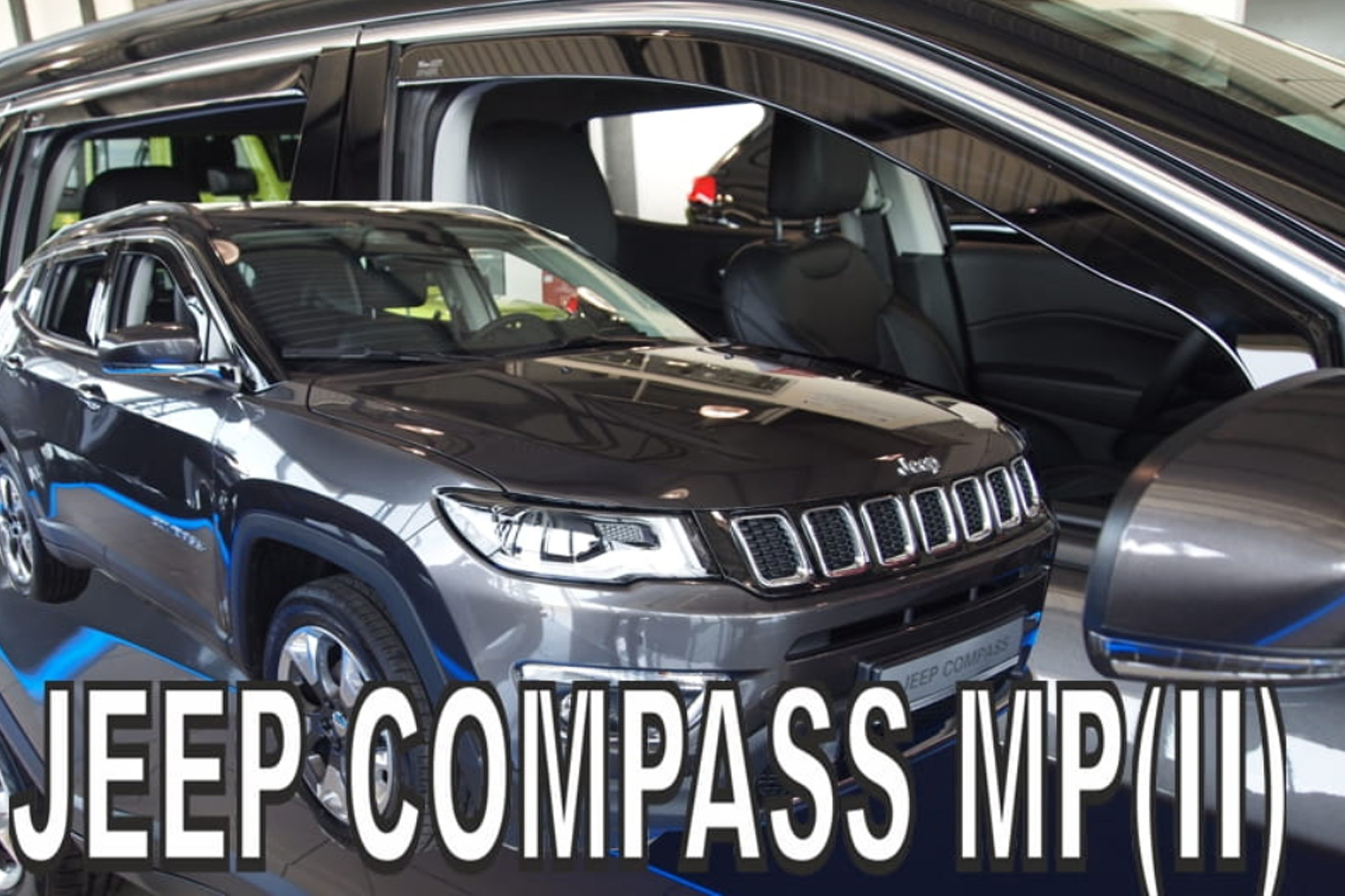 Комплет ветробрани Heko за Jeep Compass MP 5 врати после 2017 година, 4 бр.