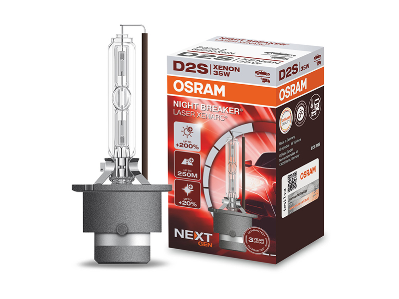 Ксенон сијалица Osram D2S Night Breaker Laser Next Gen 85V, 35W, P32d-2, 4500K, 3200lm