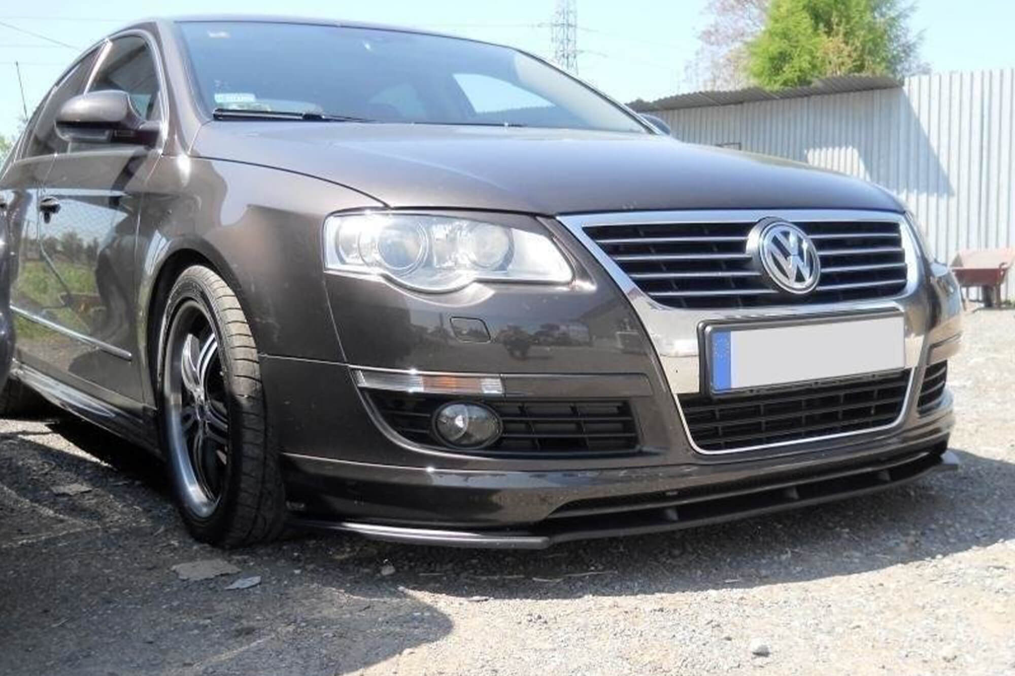 Спојлер  Mаxton Design за преден  Votex браник на VW Passat B6 2005-2010, црн лак