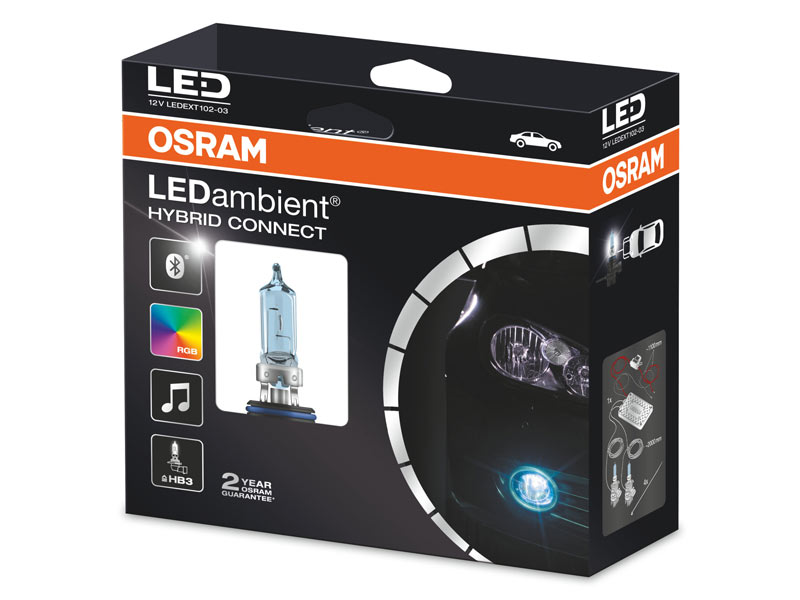 Комплет 2 бр. хибридни сијалици Osram тип HB3 серија Hybrid Connect 12V, 73W, P20d