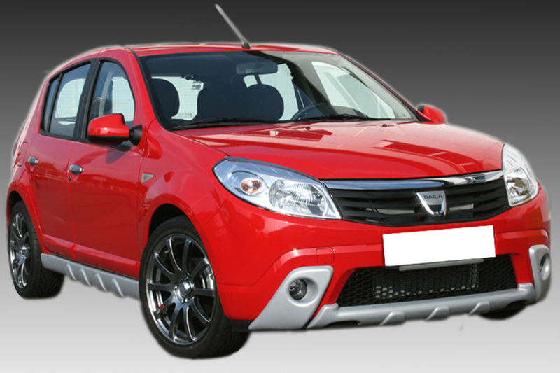 Додаток  Motordrome Design за преден  браник Dacia Sandero Mk1 2008-2012