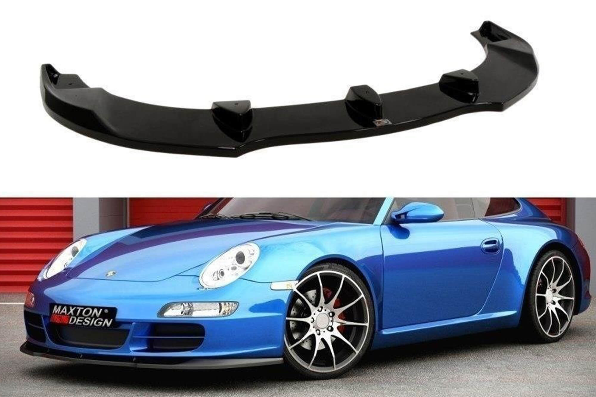 Спојлер  Maxton Design за преден  браник на Porsche 911 Carrera 997.1 2004-2009, боја карбон