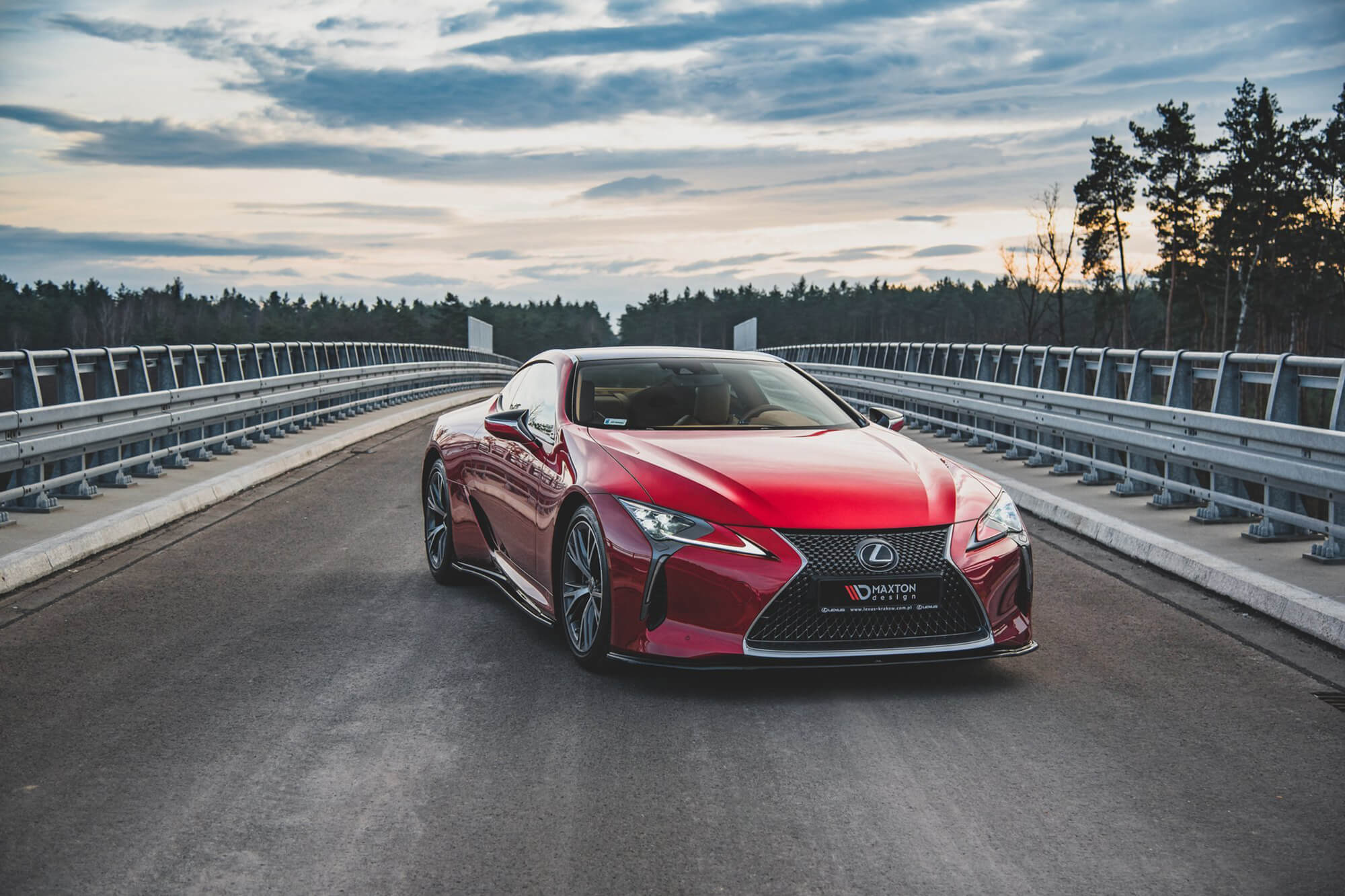 Спојлер  Maxton Design верзија 2 за преден  браник за Lexus LC 500 по 2017 година, боја карбон