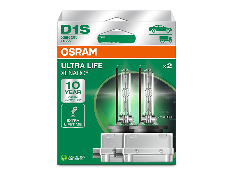 Комплет 2 бр. ксенон сијалици Osram D1S Ultra Life 85V, 35W, PK32d-2