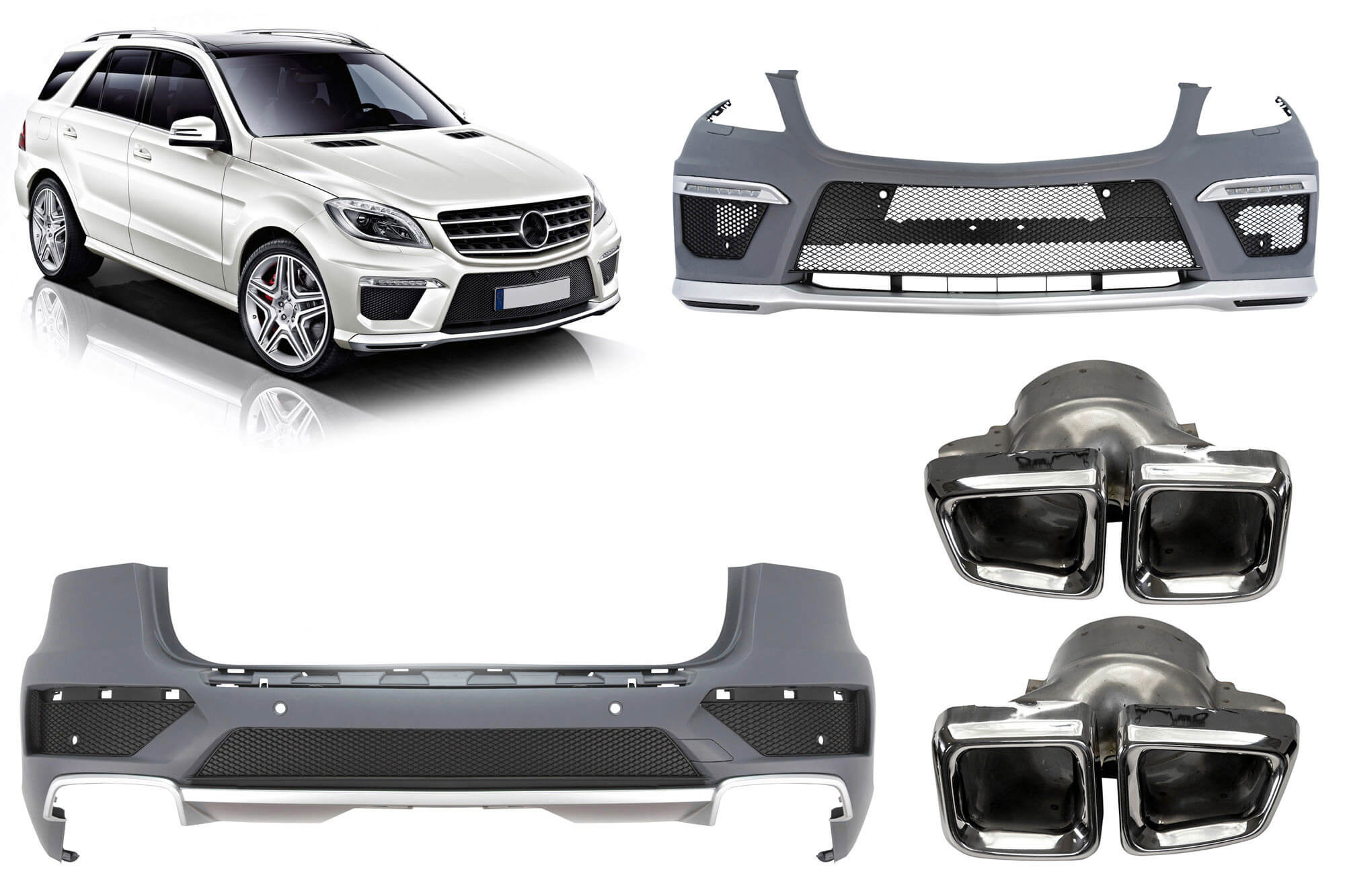 AMG пакет тип ML63 за Mercerdes ML W166 2012-2015